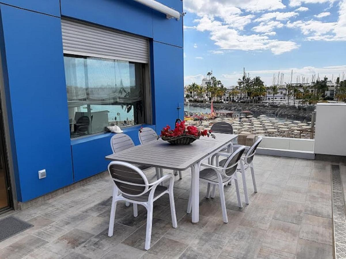 Beachfront Loft In Puerto De Mogan Eksteriør billede