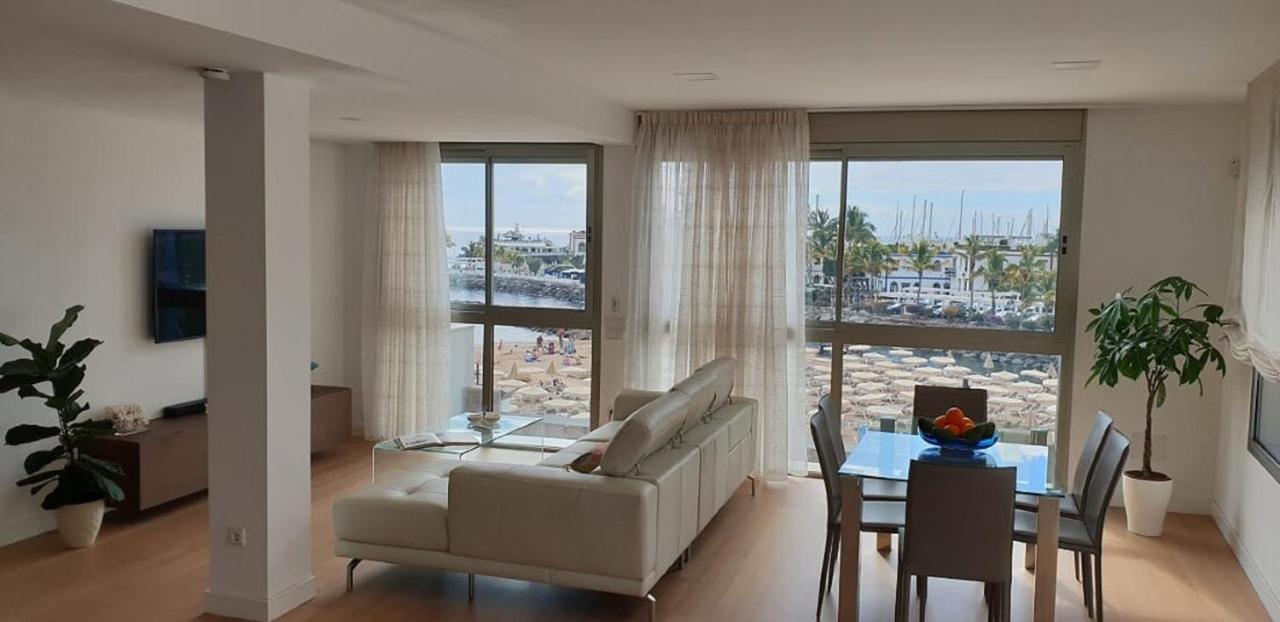 Beachfront Loft In Puerto De Mogan Eksteriør billede